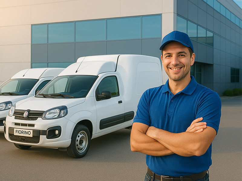 Caminhão da EBS Transportes